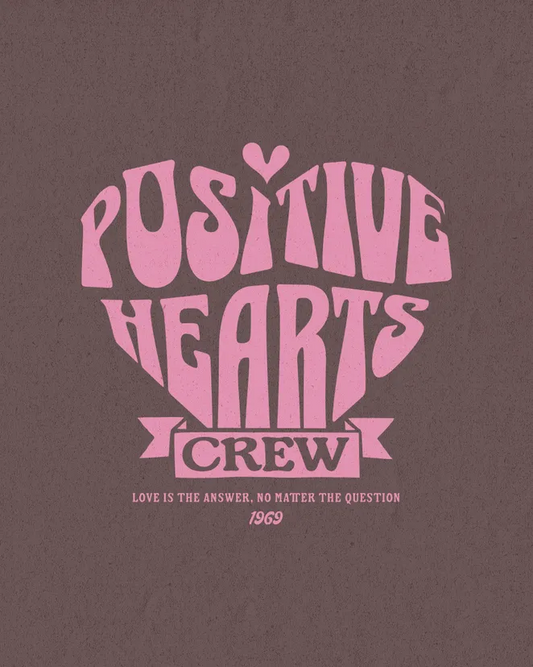 Positive Hearts Crew T-shirt
