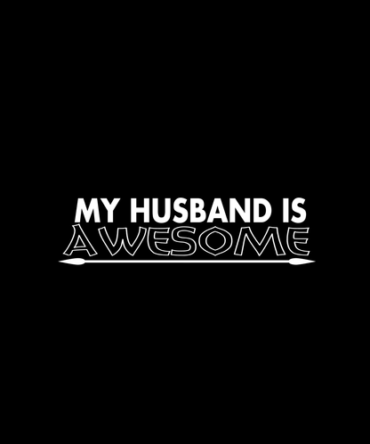 Awesome Husband T-shirt (Black)