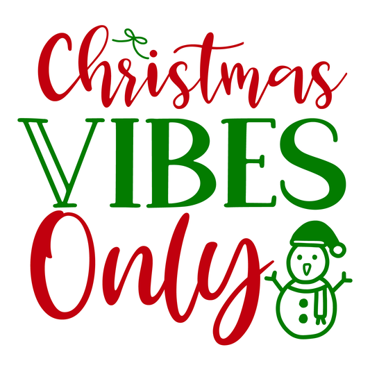 Christmas Vibes Only T-shirt (White)