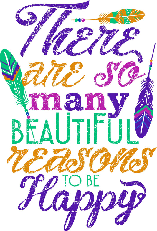 Beautiful Reasons To Be Happy (Black)