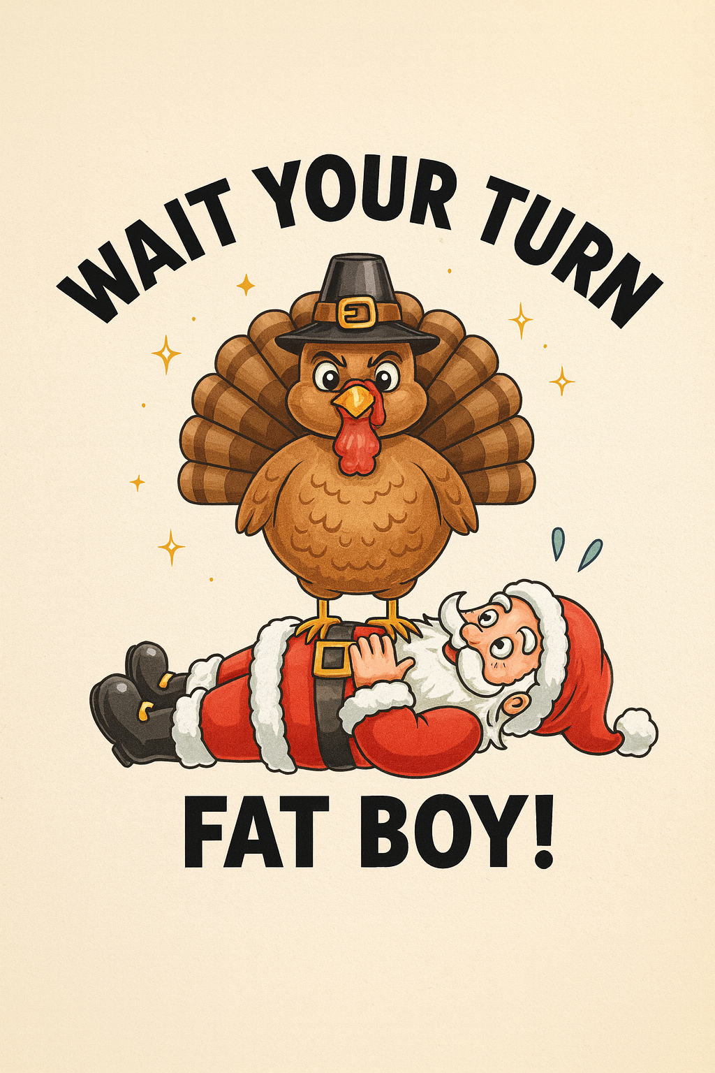 Holiday Humor T-shirt (Black)