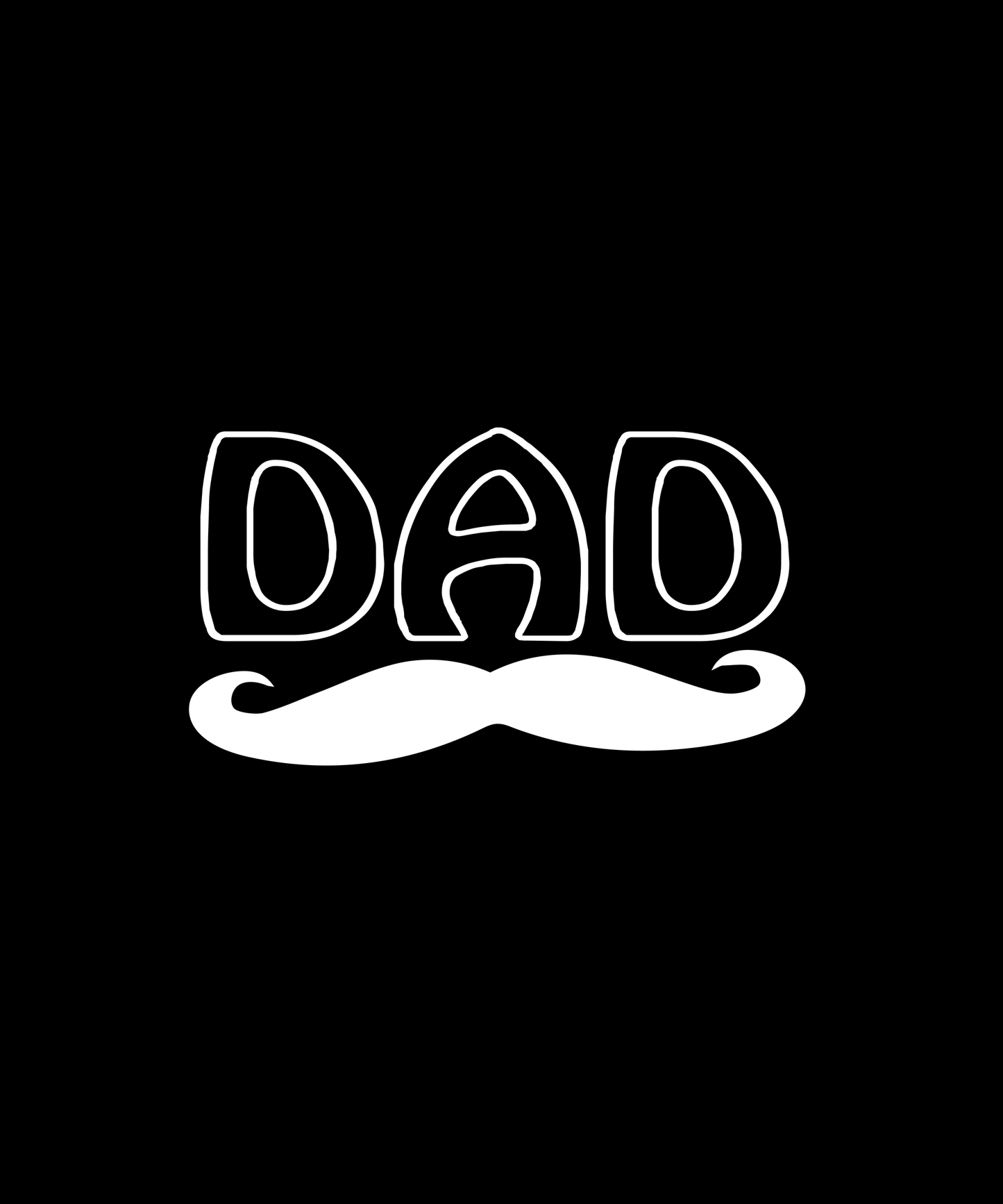 Fun Dad T-shirt Design (Black)