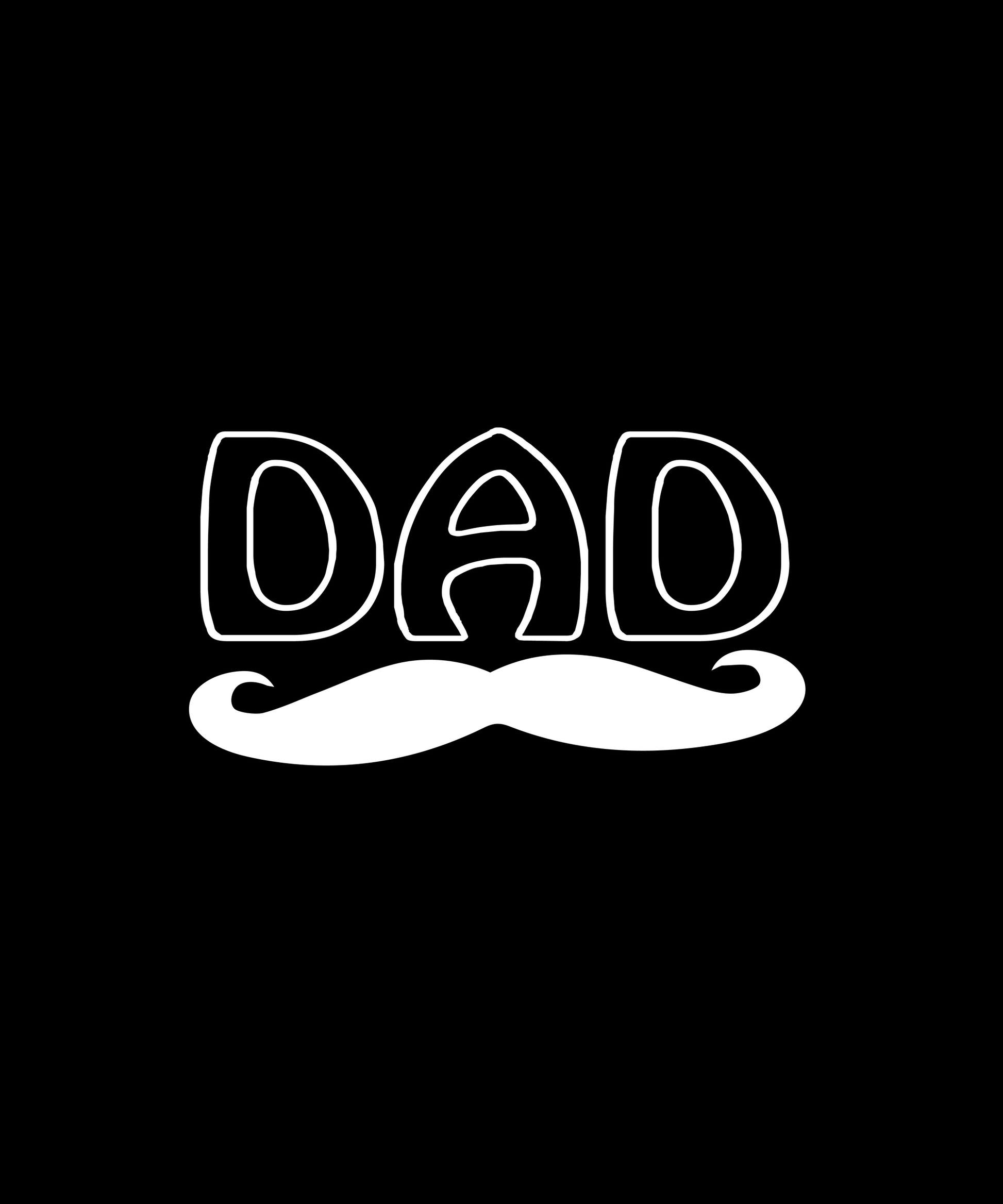 Fun Dad T-shirt Design (Black)