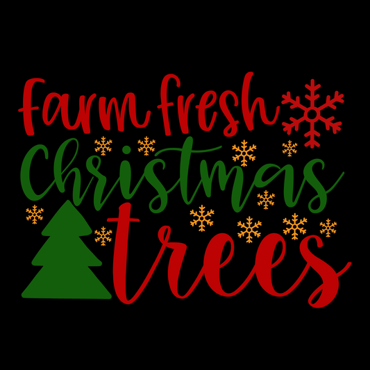 Farm Fresh Christmas Trees Tee (White)