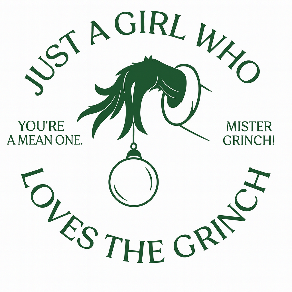 Girl Who Loves The Grinch T-shirt