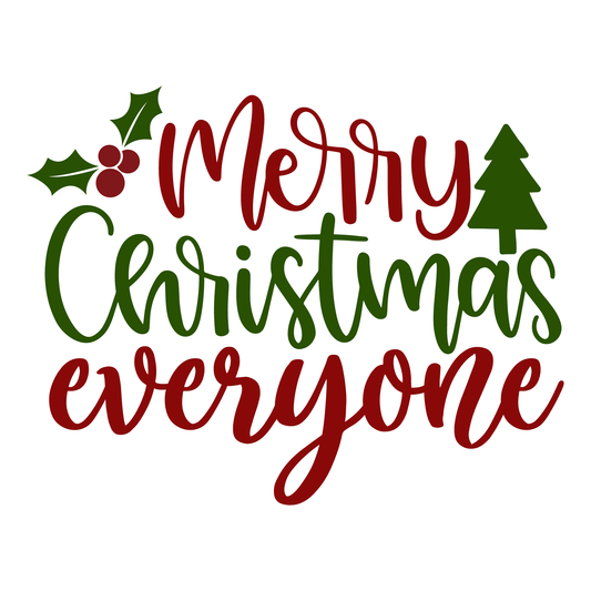 Merry Christmas Everyone T-shirt (White)