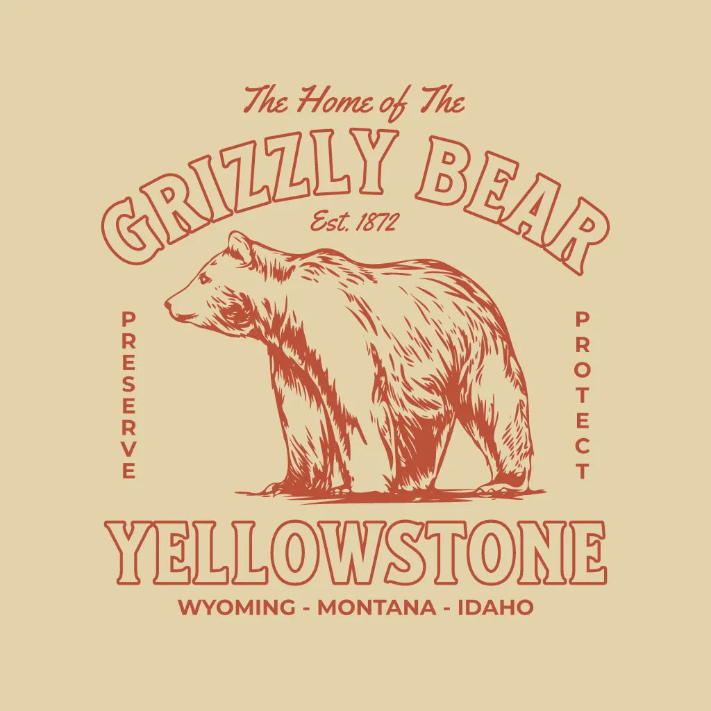Grizzly Bear Yellowstone T-shirt