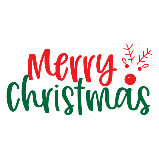 Festive Merry Christmas T-shirt (White)