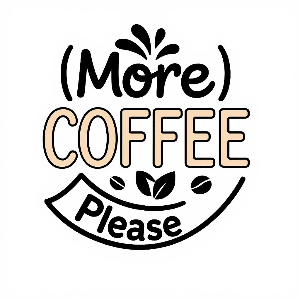 More Coffee Please T-shirt