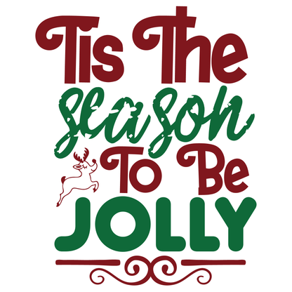 Seasonal Jolly T-shirt Design (White)