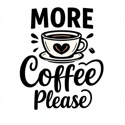 More Coffee Please T-shirt