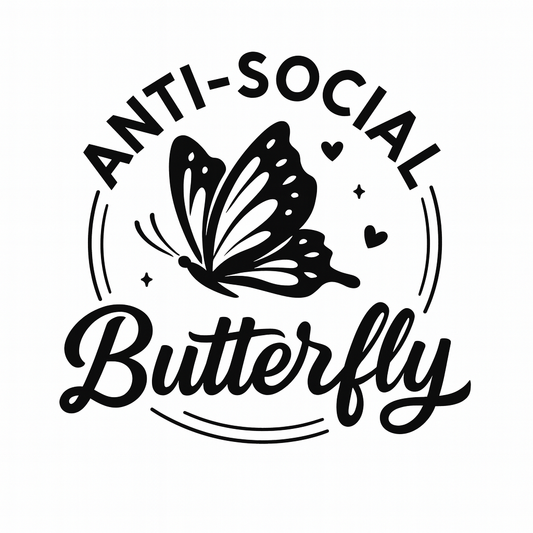 Anti-social Butterfly Tee (White)