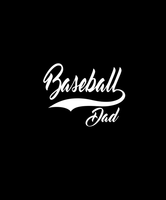 Baseball Dad T-shirt (Black)