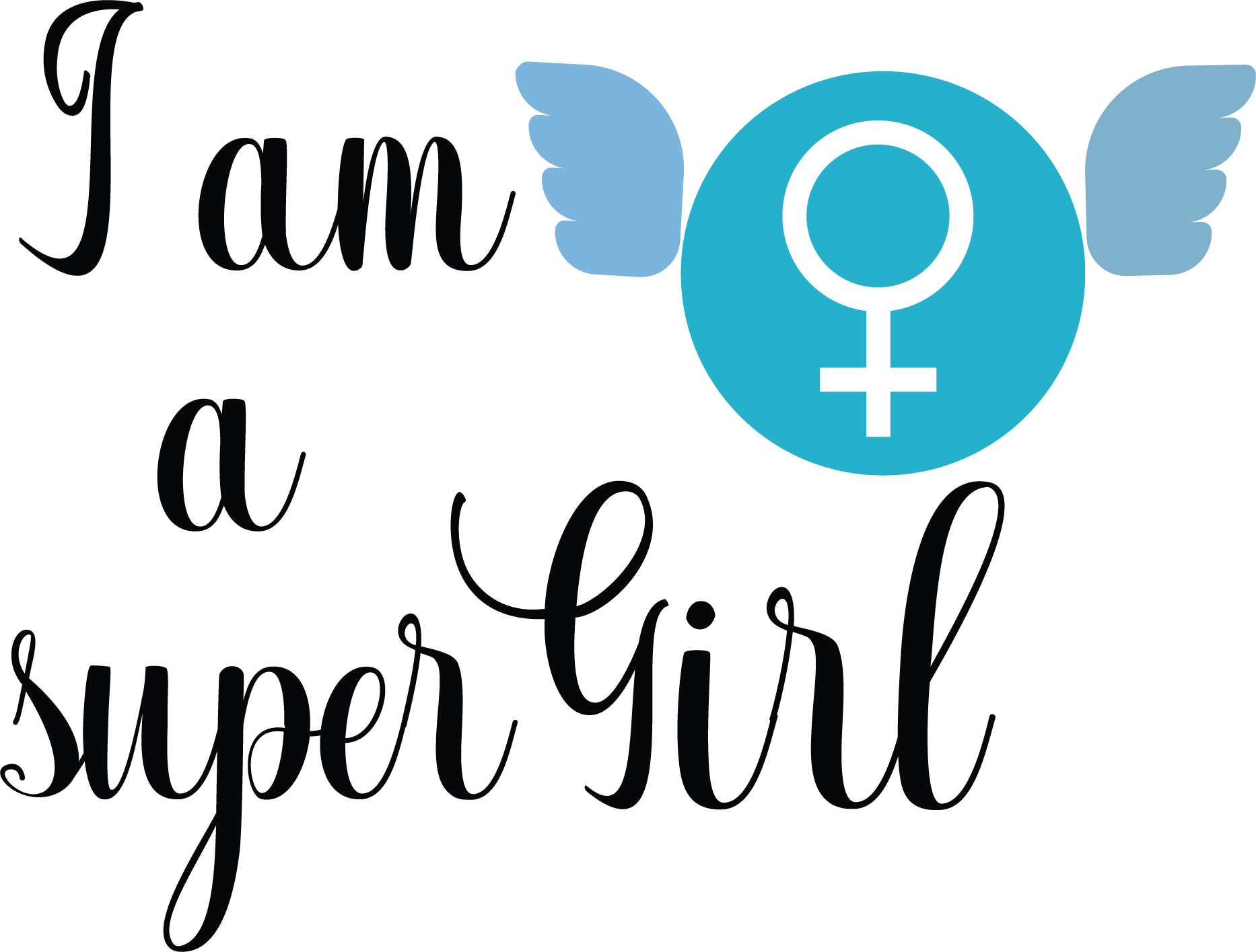 Super Girl Empowerment Tee (White)