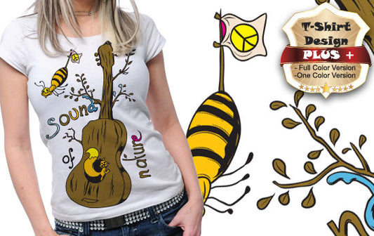 Sound Of Nature T-shirt (White)