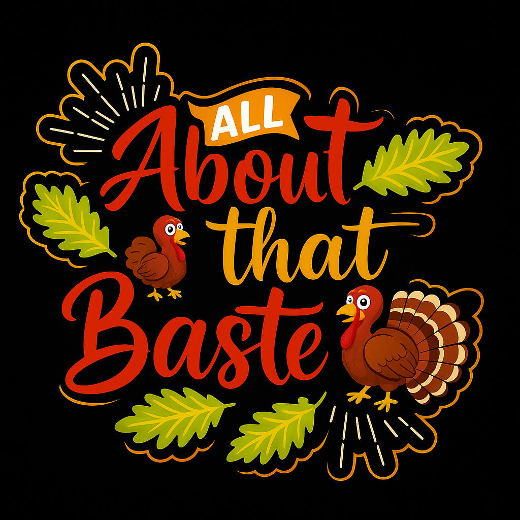 Thanksgiving Turkey T-shirt (Black)