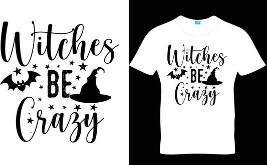 Witches Be Crazy T-shirt (Black)