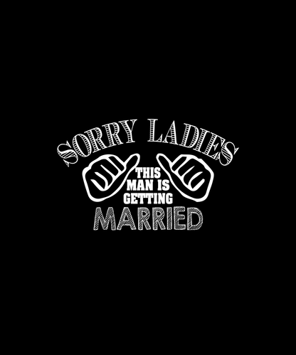 Getting Married T-shirt (Black)