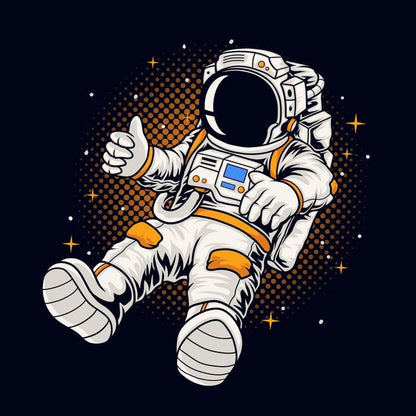 Astronaut Graphic T-shirt (White)