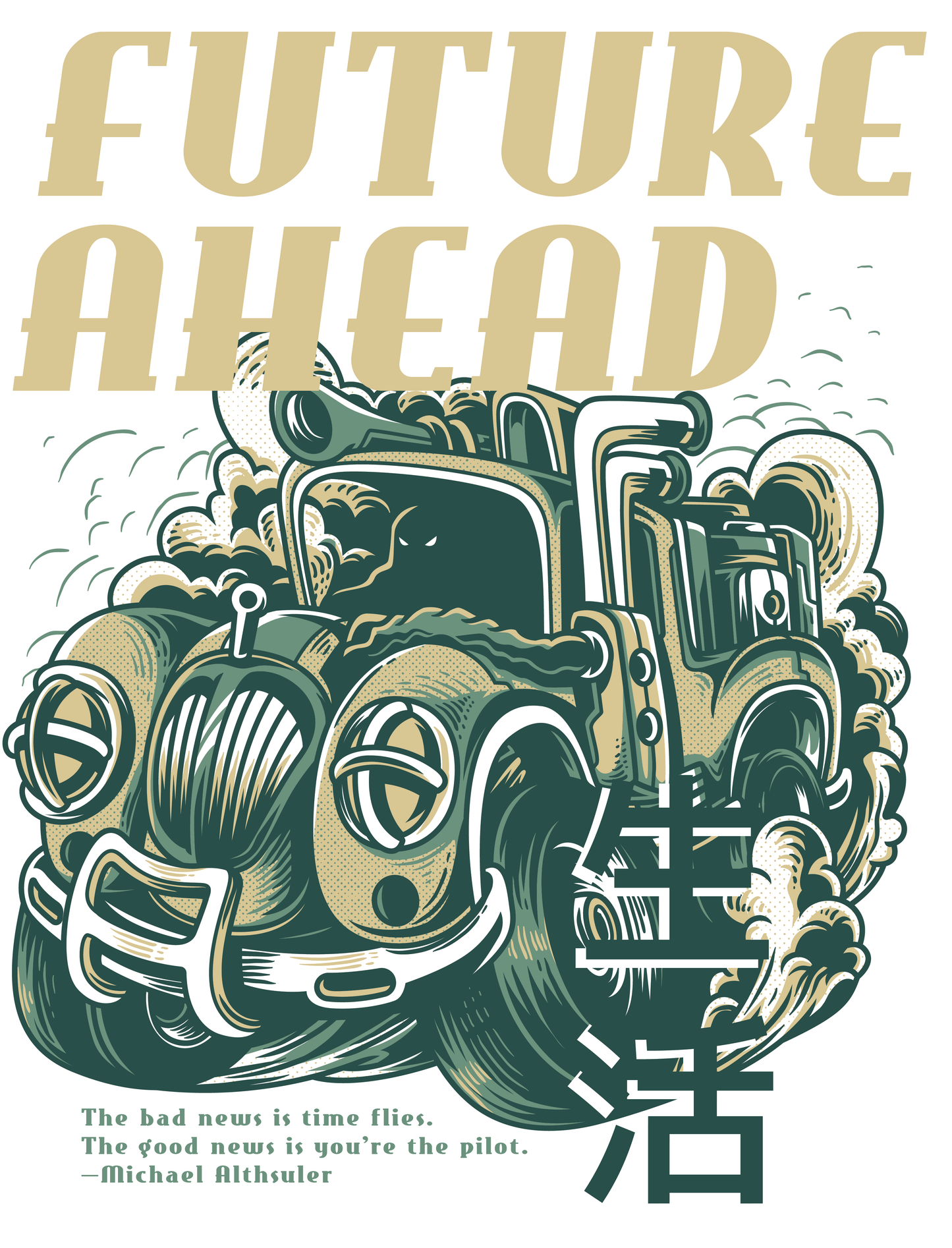 Future Ahead Graphic Tee (White)