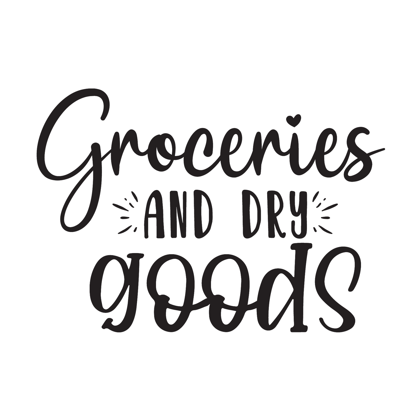 Groceries And Dry Goods Tee (White)