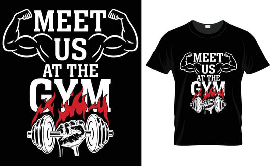 Gym Motivation Graphic Tee (White)