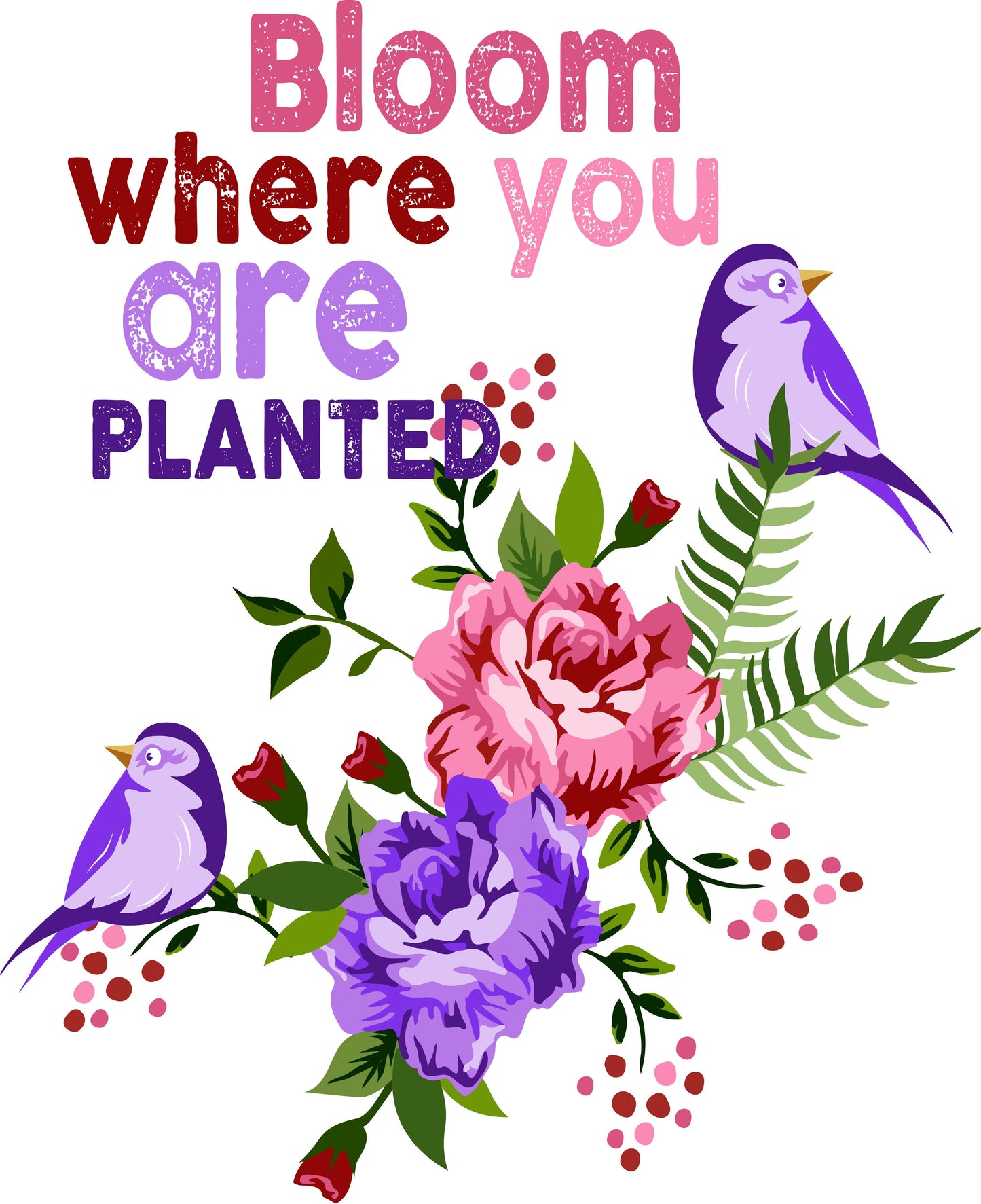 Bloom Where You Are Planted (White)