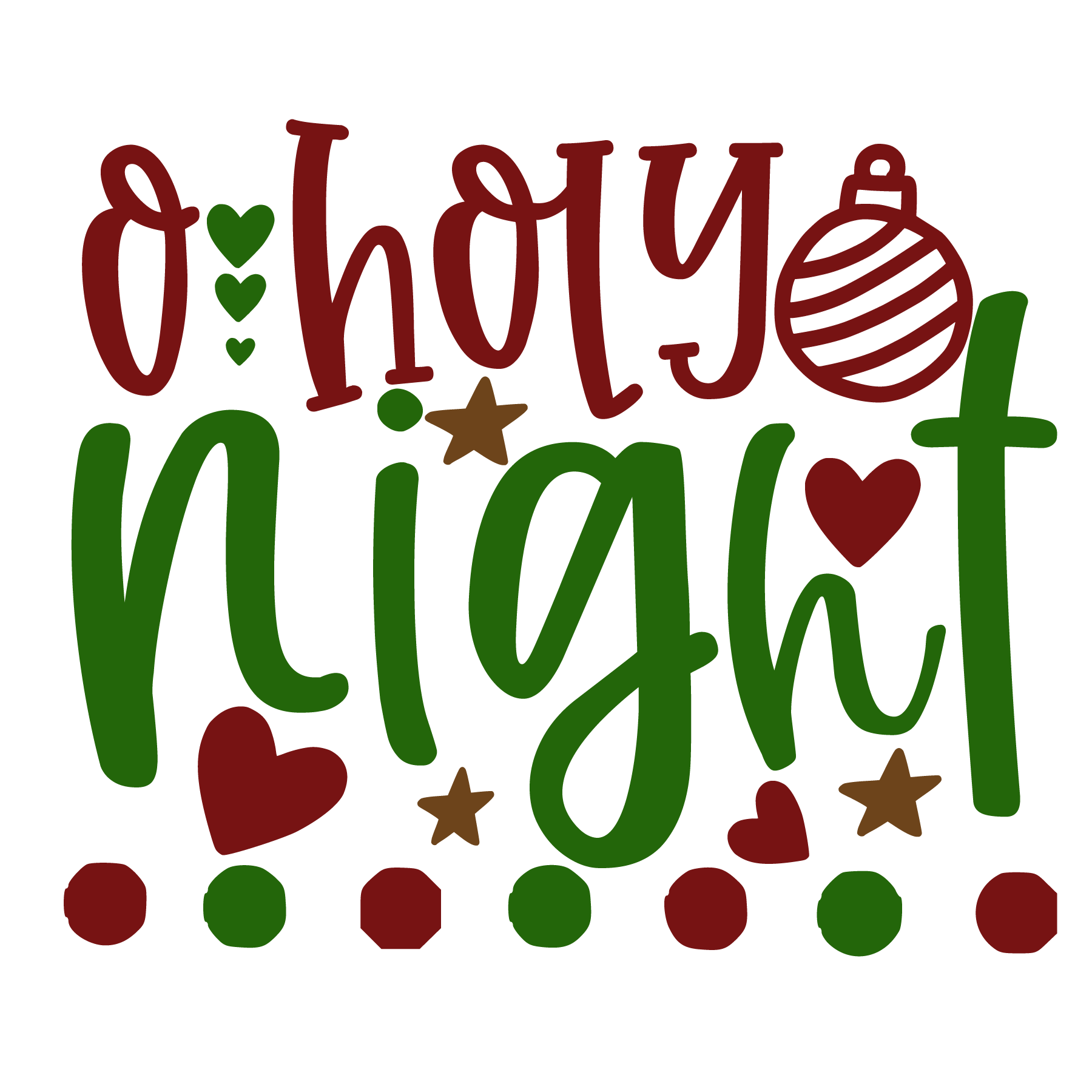 O Holy Night Holiday T-shirt (White)