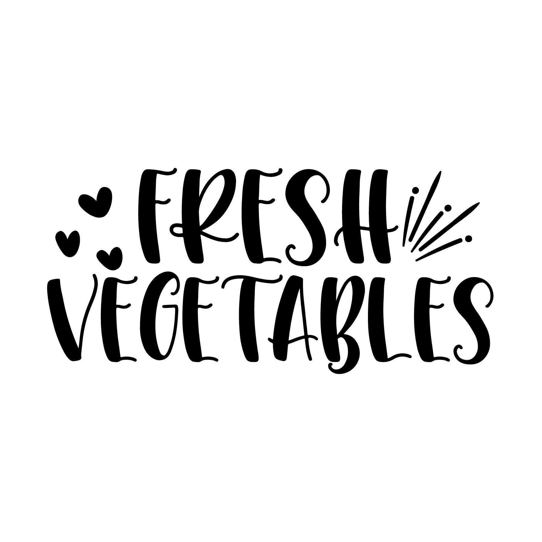 Fresh Vegetables Graphic Tee (White)