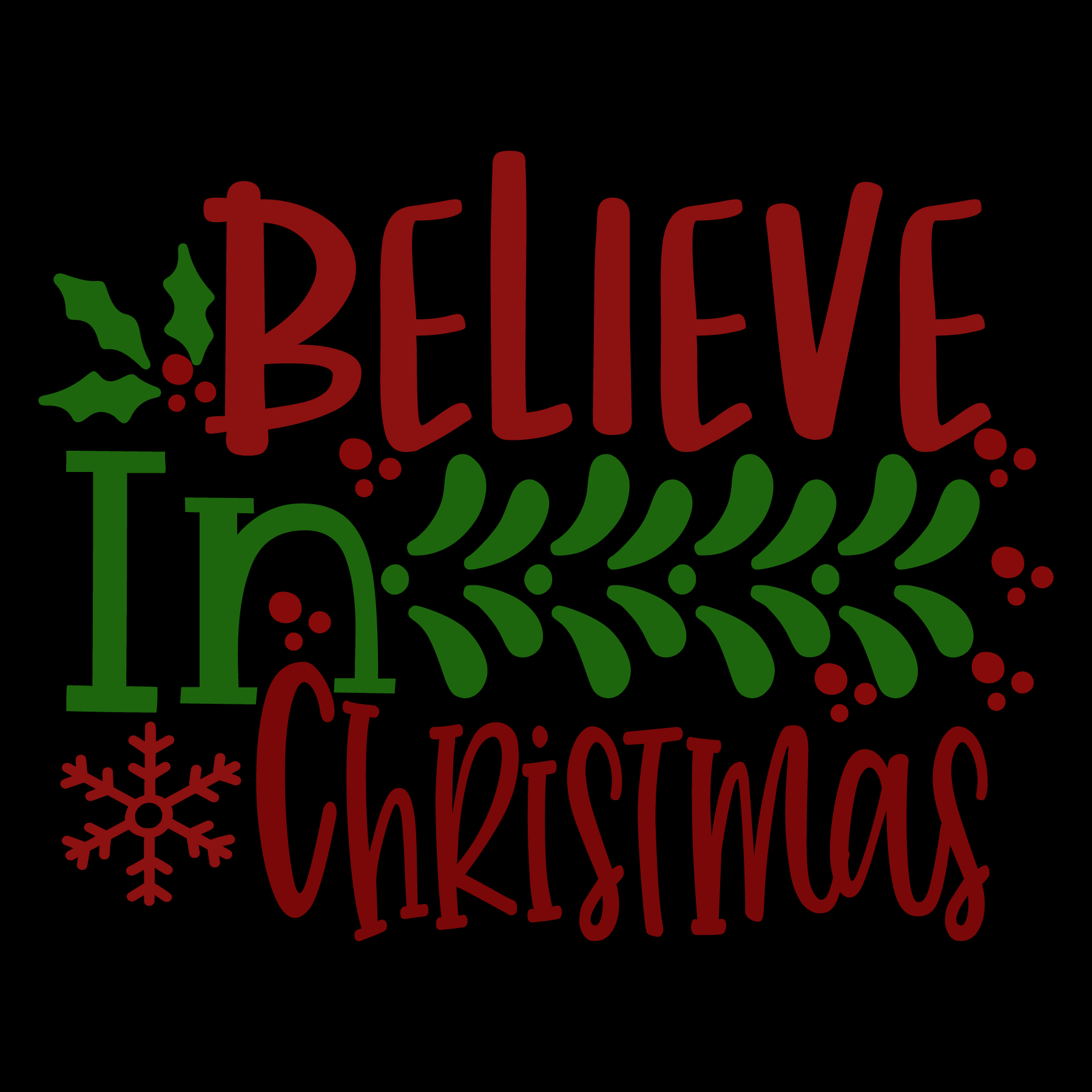 Believe In Christmas T-shirt (White)