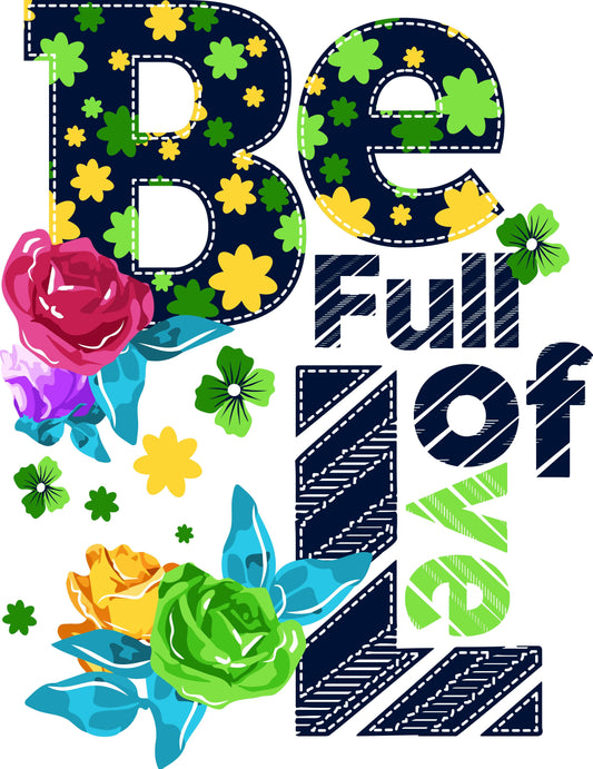 Be Full Of Colorful Vibes (White)