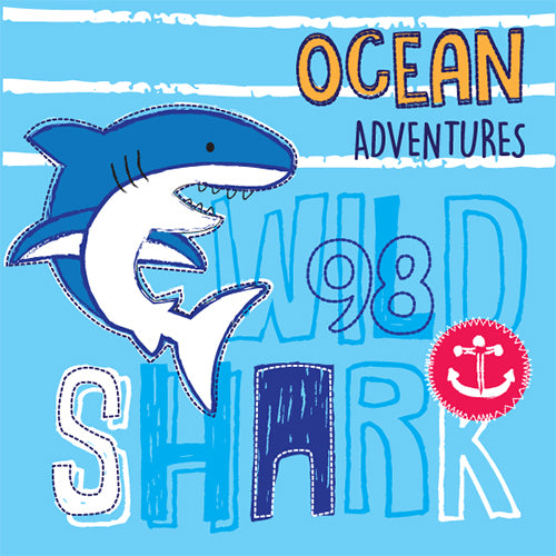 Ocean Adventures Shark T-shirt (Black)