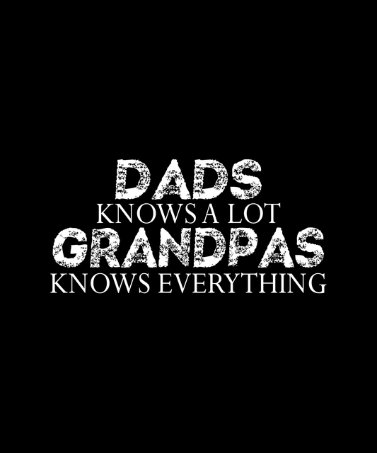 Funny Grandpa T-shirt (Black)