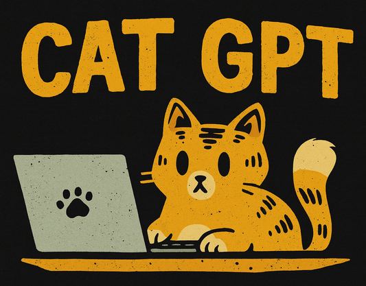 Cat Gpt Tee (Black)