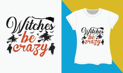 Witches Be Crazy T-shirt (Black)