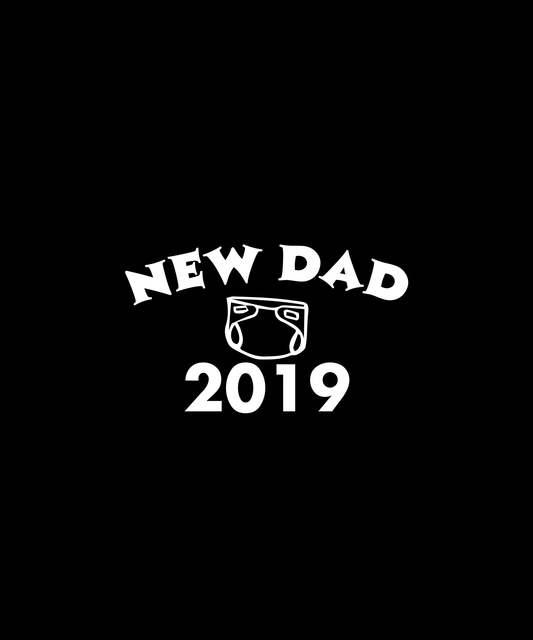 New Dad 2019 T-shirt (Black)