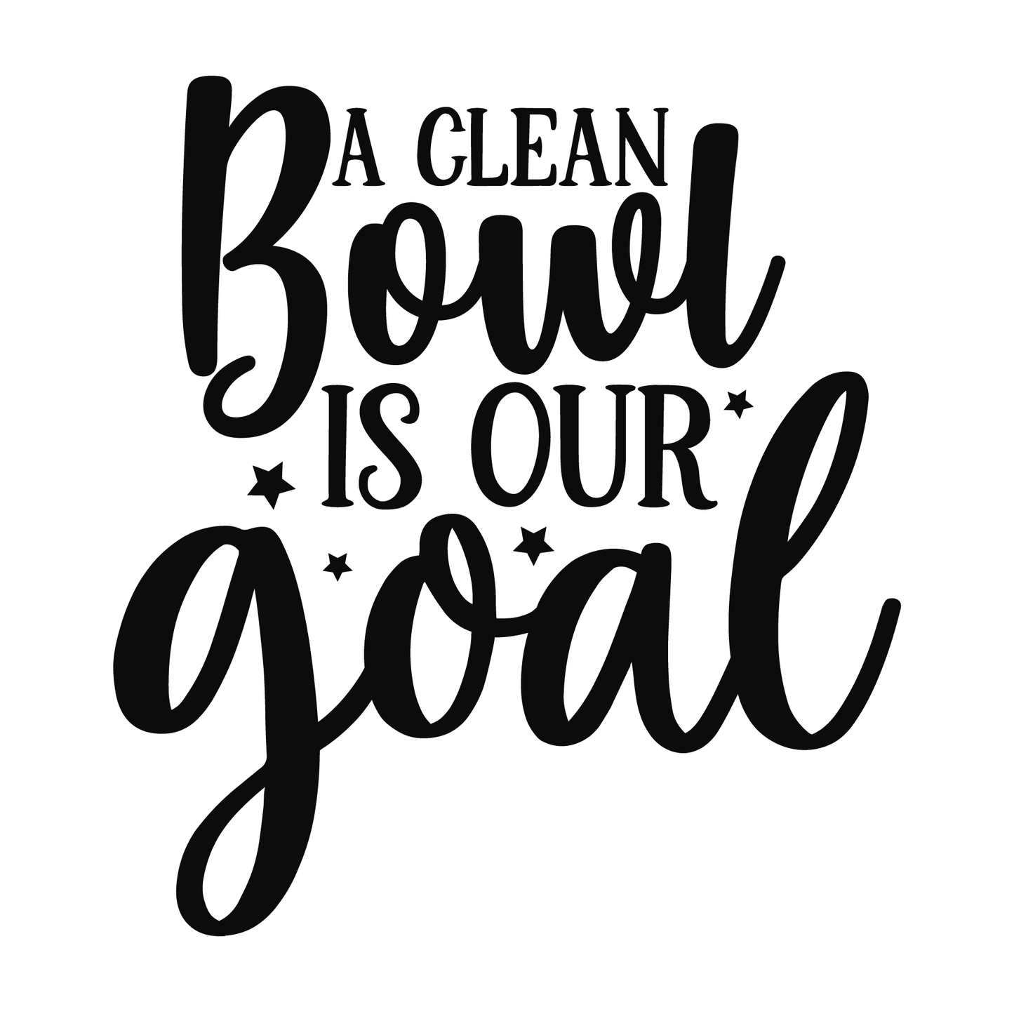 Clean Bowl Goal T-shirt (White)