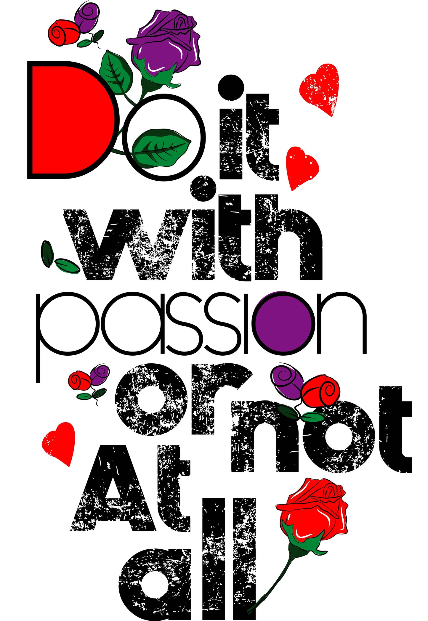 Do It With Passion T-shirt (Black)