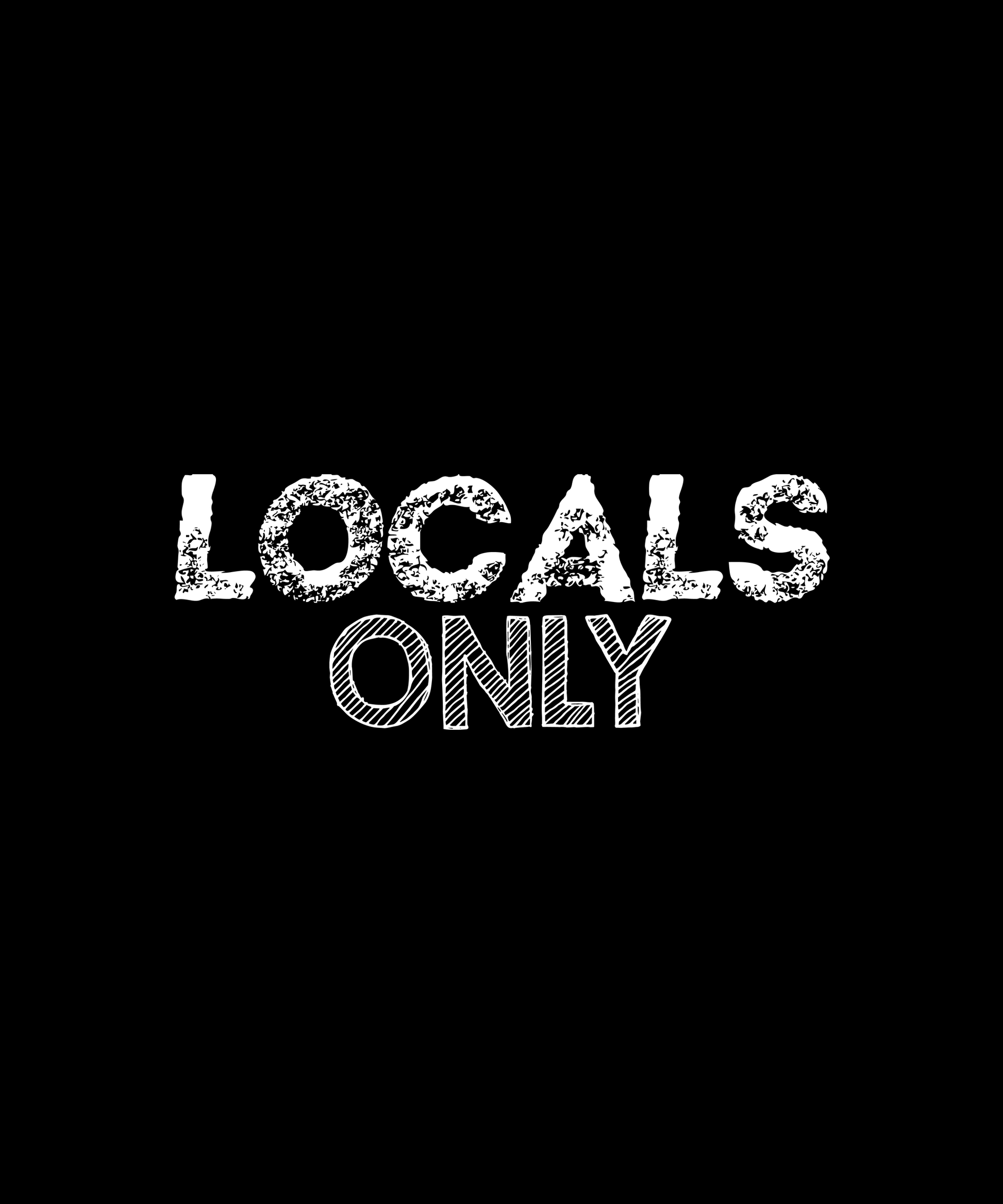 Locals Only Graphic Tee (Black)