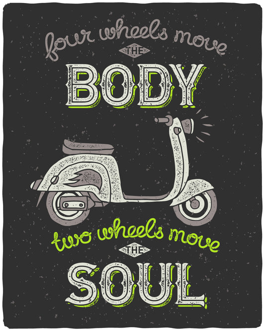 Scooter Enthusiast Graphic Tee (Black)