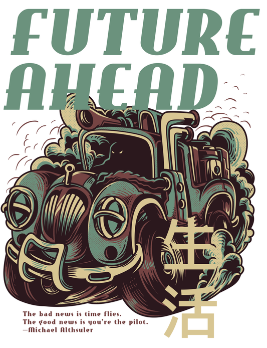 Future Ahead Graphic Tee (White)