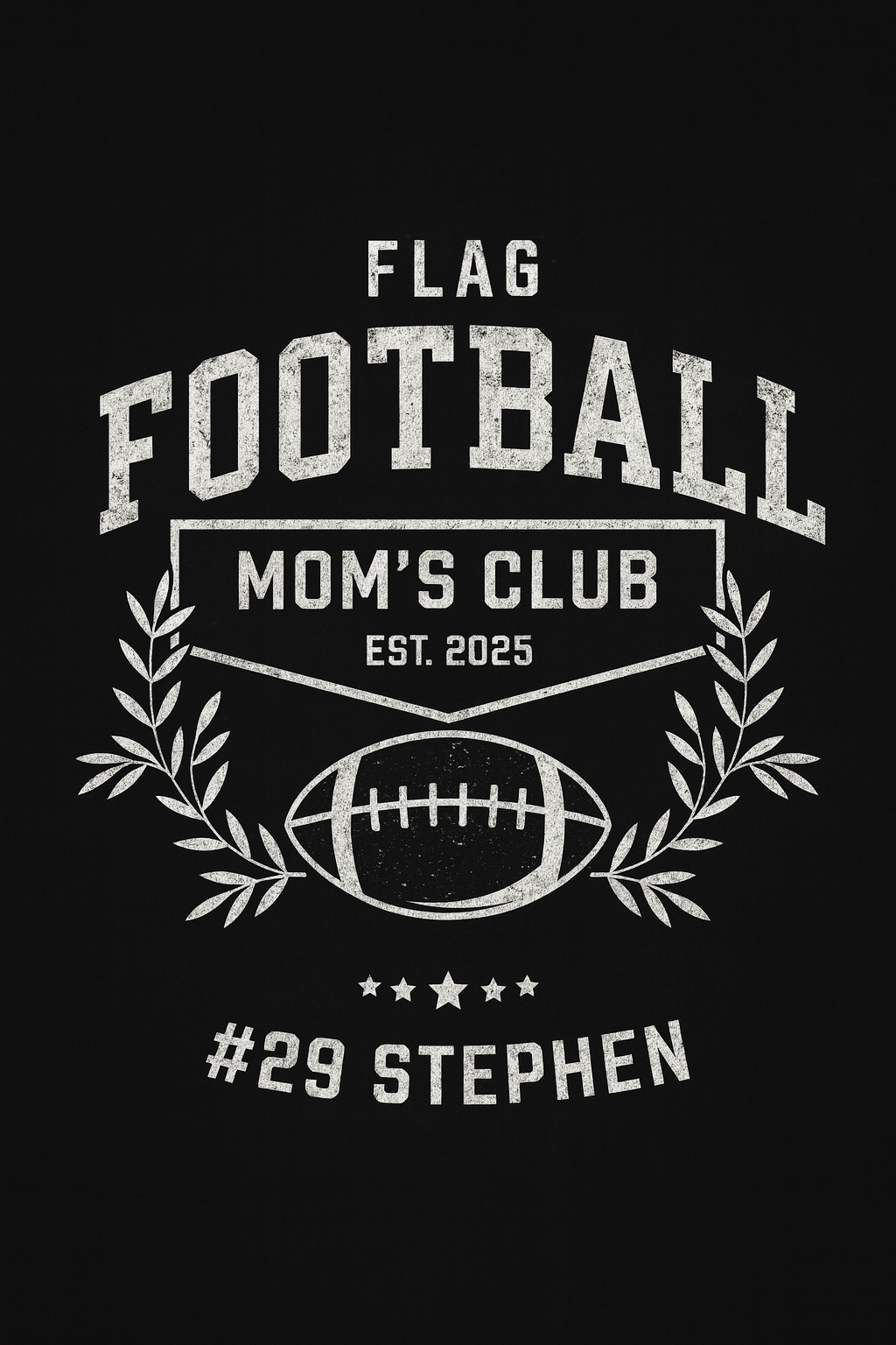 Flag Football Mom's Club T-shirt