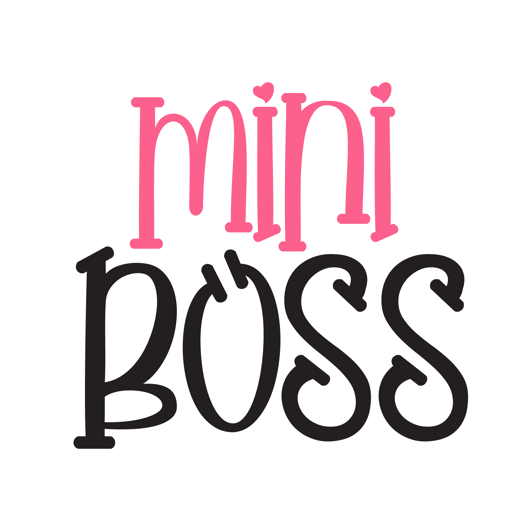 Mini Boss T-shirt (White)