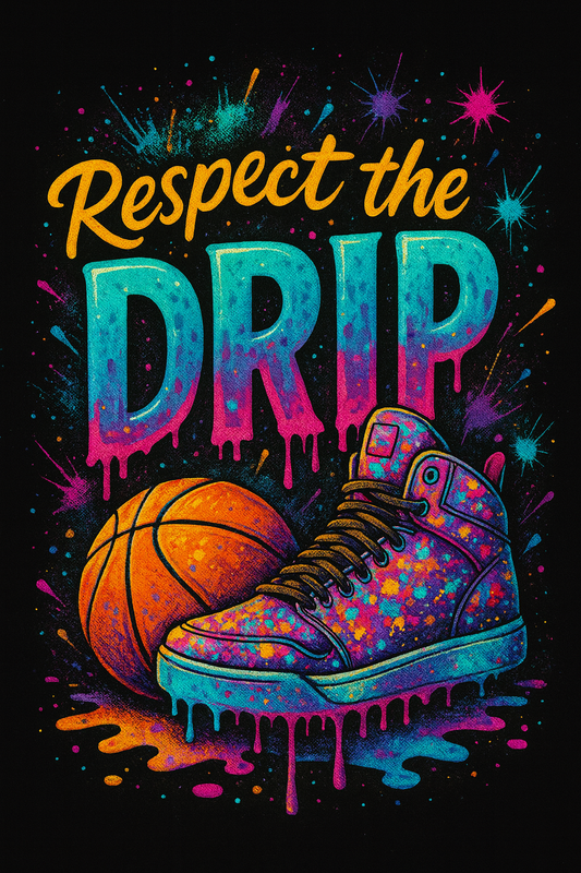 Respect The Drip Basketball Tee