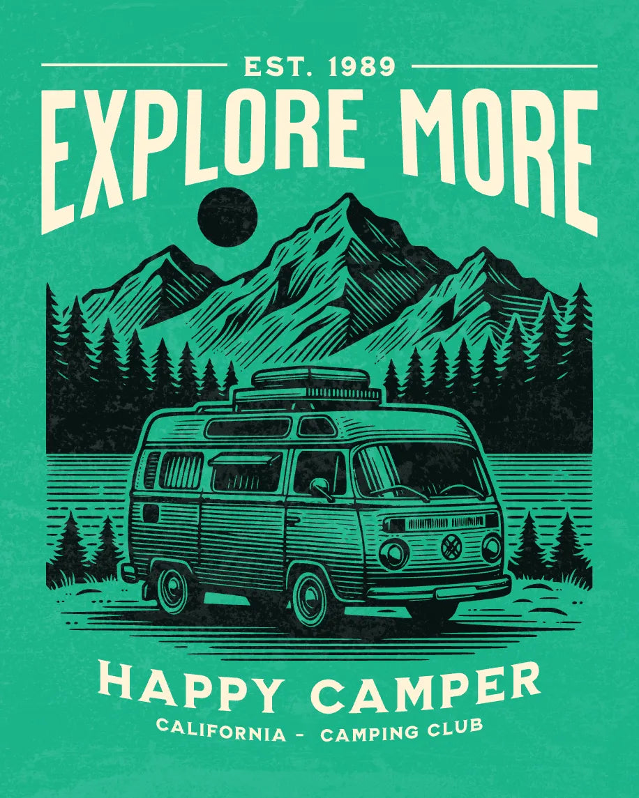 Explore More Happy Camper T-shirt