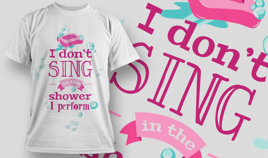 Shower Performance T-shirt (Black)