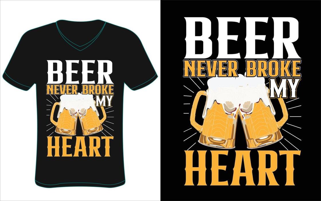 Beer Heart T-shirt (White)