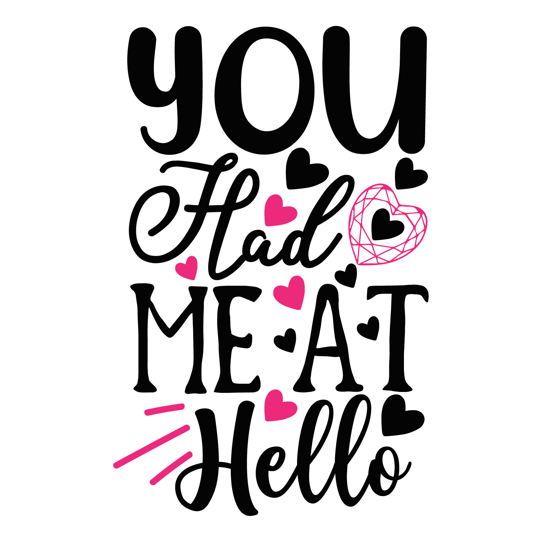 Charming Heartfelt Quote T-shirt (White)