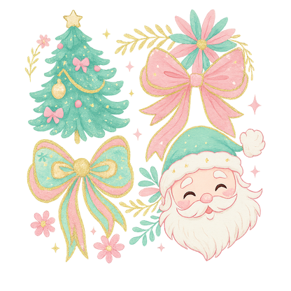 Festive Holiday T-shirt Design (Black)