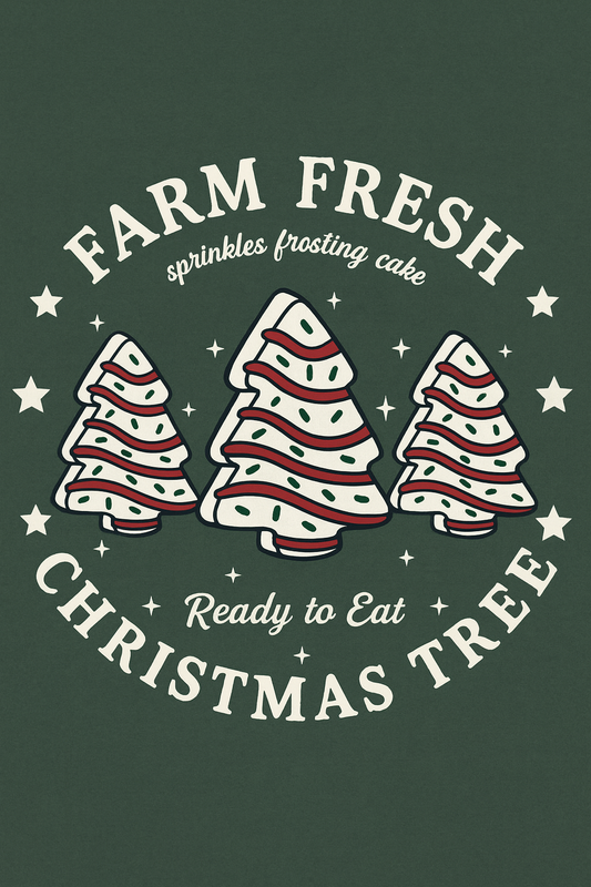Farm Fresh Christmas Tree — Sweatshirt (Green)